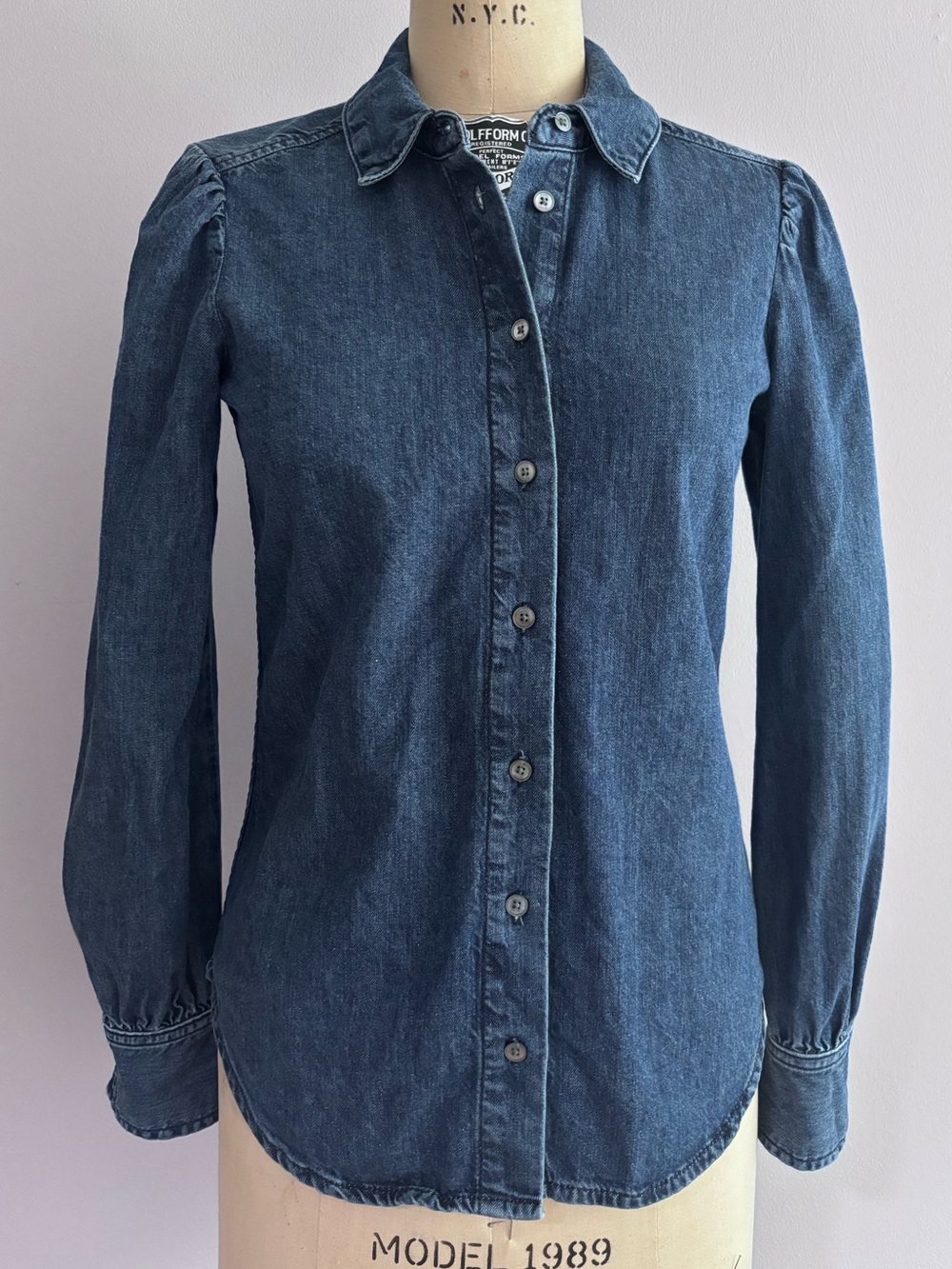 Frame Denim Victorian Button Up Blouse
